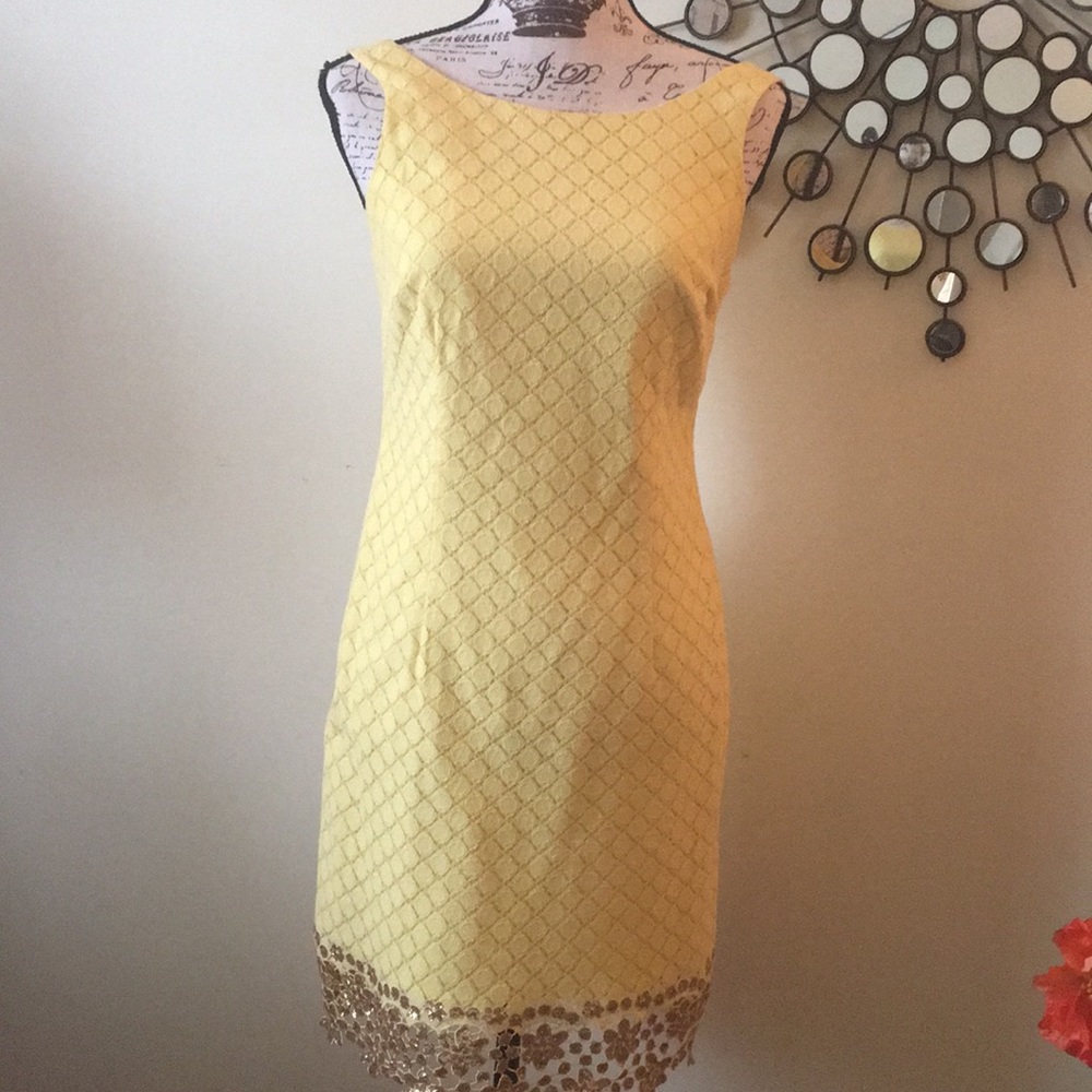 Lilly Pulitzer yellow dress